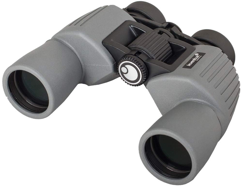 Levenhuk Sherman Plus 8x42 Weitwinkel Wasserdicht Fernglas mit Porroprismen, FMC-Linsen mit 8X Vergr