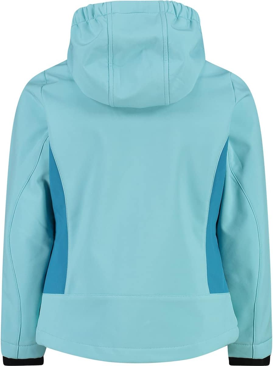 CMP Mädchen Softshelljacke für Kinder KID G JACKET FIX HOOD (1er Pack) 176 Wassersee, 176 Wassersee