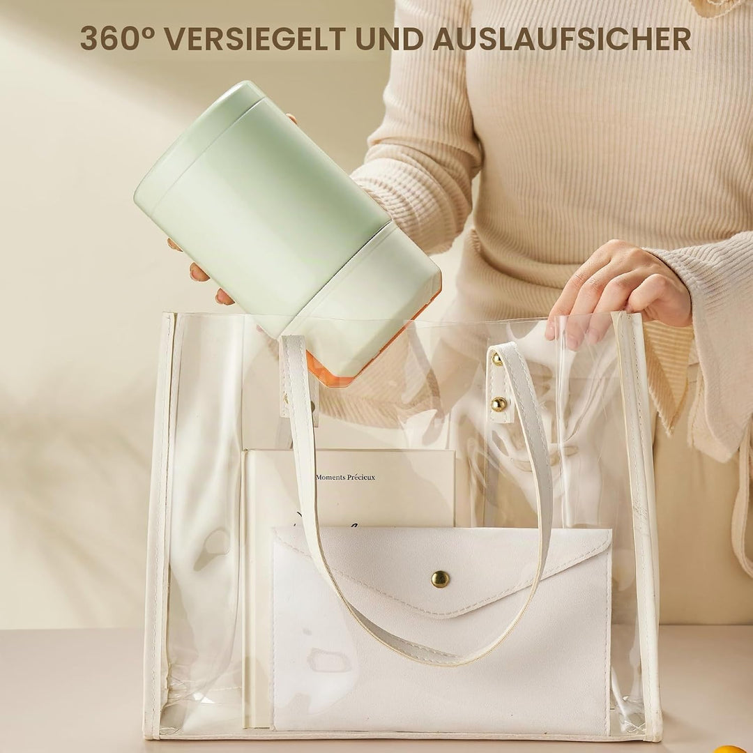 ParaCity Isolierbehälter für Essen 800ml, Vakuum-Warmhalter aus 316 Edelstahl, Breiwärmer Unterwegs