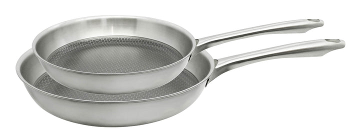 ELO Relief Passion Pfannenset 2-teilig, Edelstahl 18/10, ELODUR® Select Antihaftversiegelung, Relief