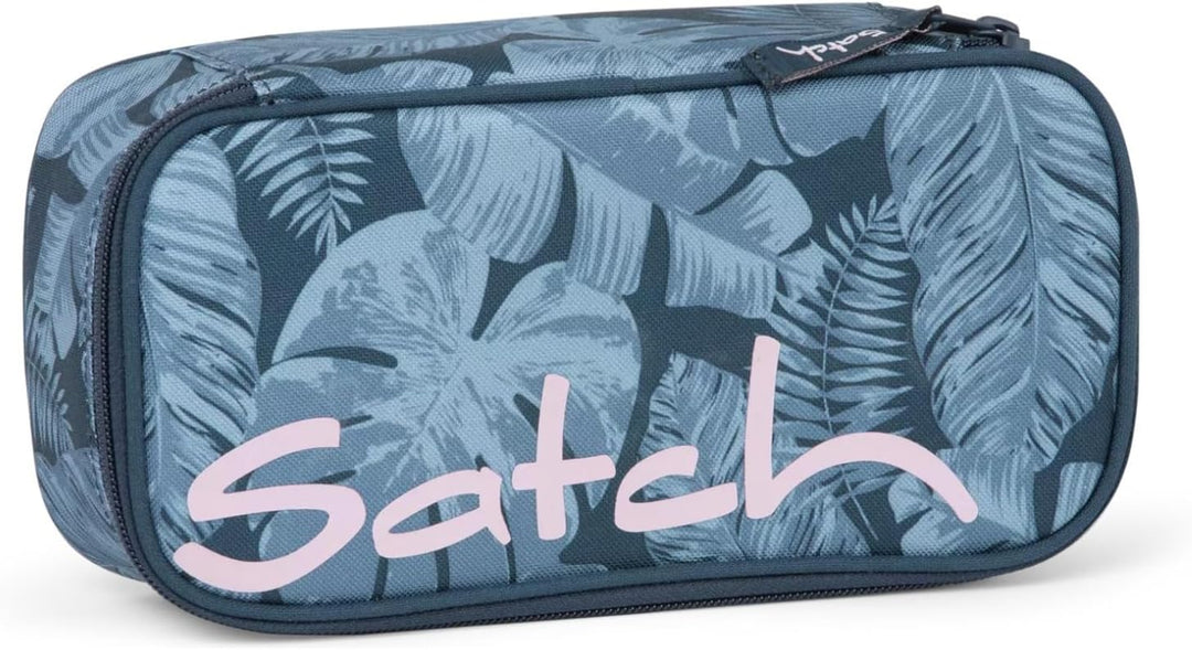 Satch Schlamperbox extra gross inkl. Trennfach Reissverschlussfach Stiftehalter Geodreieck Sichtfens