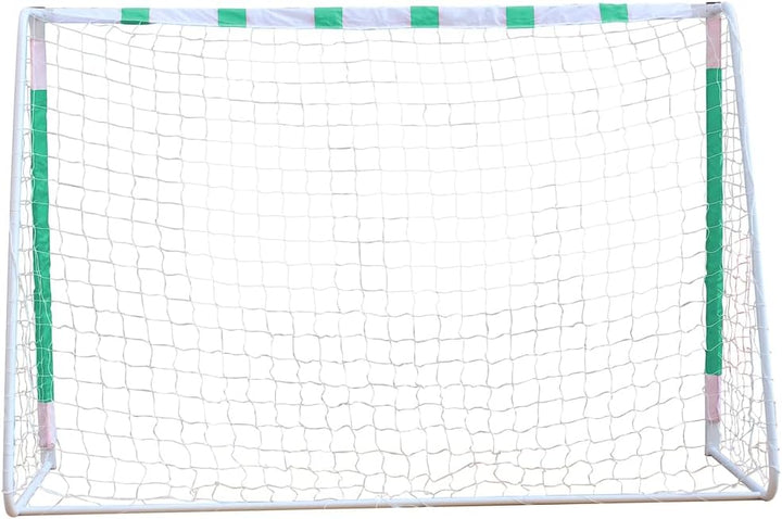 MUWO grosses Fussballtor aus robustem Stahl, mit Textilmantel und Netz. 3 x 2 Meter gross, einfacher