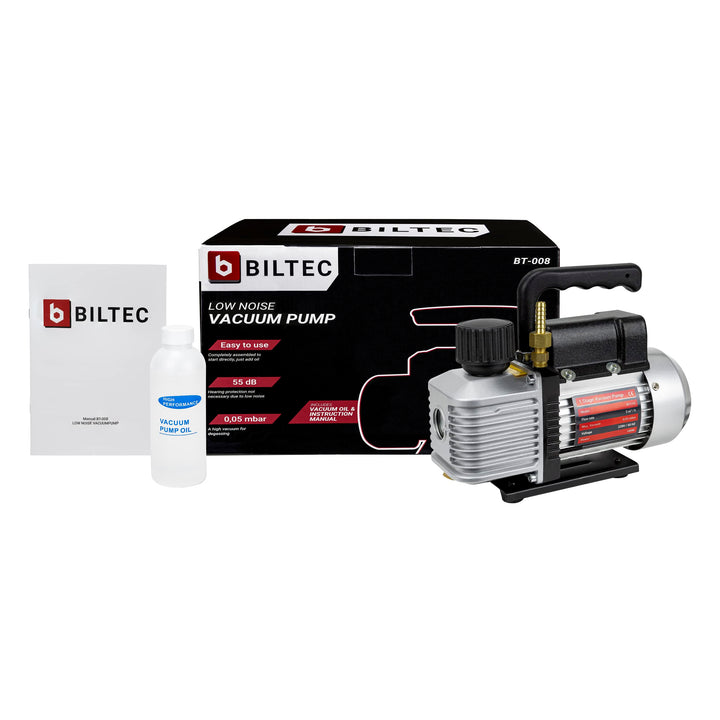BILTEC - Vakuumpumpe - geeignet für Giessharze, Vakuumeinspritzung, Trocknung - hohe Leistung - gerä