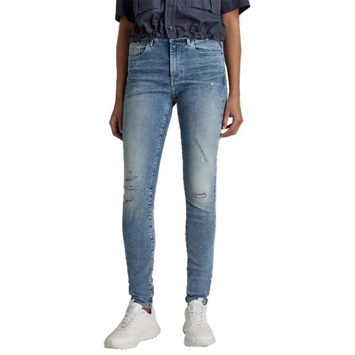 G-Star Damen 3301 Skinny Jeans 24W / 30L Blau (Lt Indigo Aged Restored D05175-c051-d295), 24W / 30L