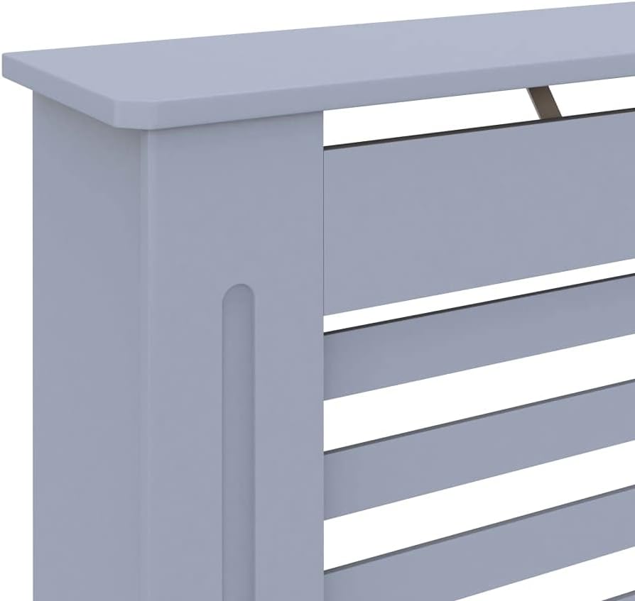 puraday Wohnzimmer Heizkörperabdeckung 152x19x81.5 cm MDF Heizkörper Verkleidung Abdeckung Dekorativ