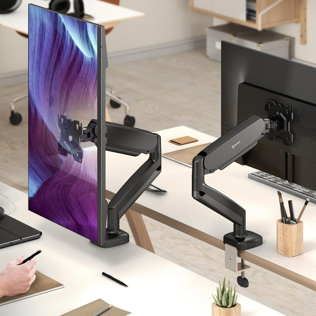 ONKRON Gaming Monitor Halterung Tisch für Monitor und TV 13" - 32" bis zu 8 kg - PC Monitor Arm 1 Mo