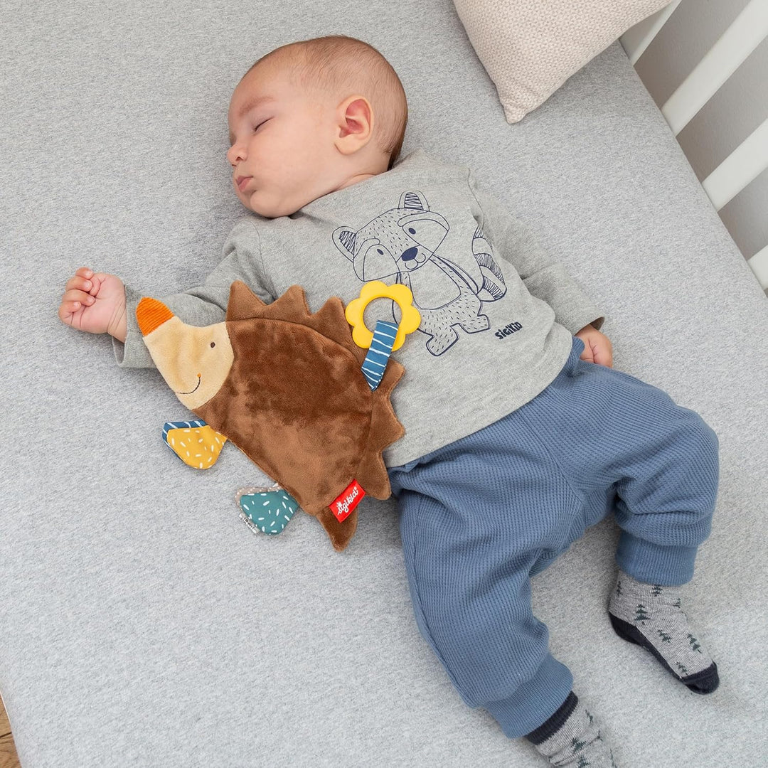 43094 SIGIKID Knistertuch Igel Baby Geschenk Braun/Igel, Braun/Igel