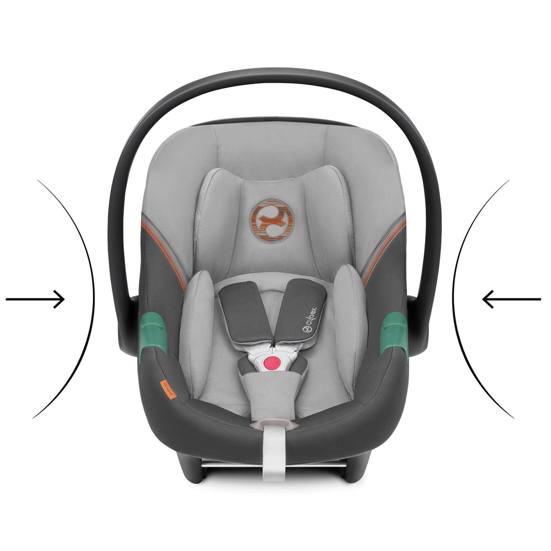 CYBEX Gold Babyschale Aton S2 i-Size, Ab Geburt bis ca. 24 Monate, Max. 13 kg, Inkl. Neugeborenenein
