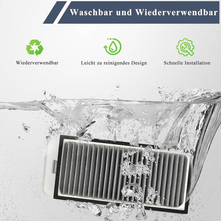 HEPA Filter kompatibel mit Dreame X50 Ultra Complete/L50 Pro Ultra /X50 Master/S40 Enhanced Edition/