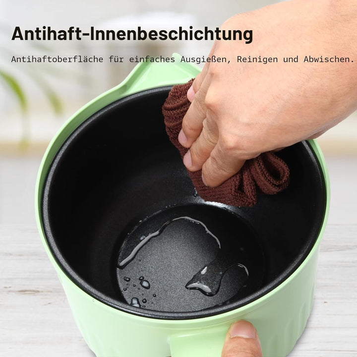 1,5L Elektrischer Wachsschmelztiegel mit Digitalem Touchscreen – Antihaftbeschichtung & Präziser Tem