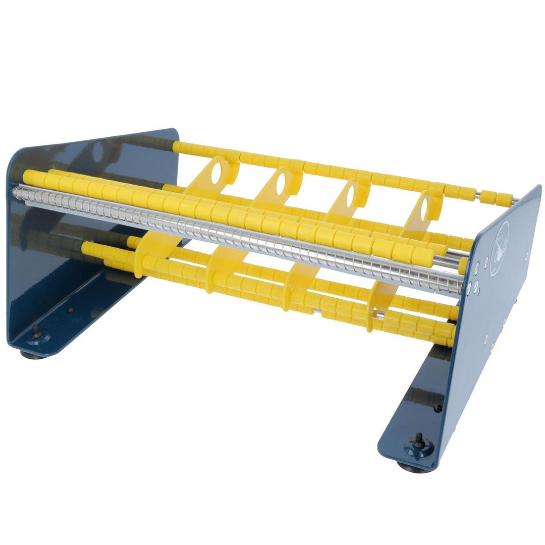 TE-Office Etikettenspender Labelspender aus Stahl für Haftetiketten Tischgerät manuell bis 315 mm in