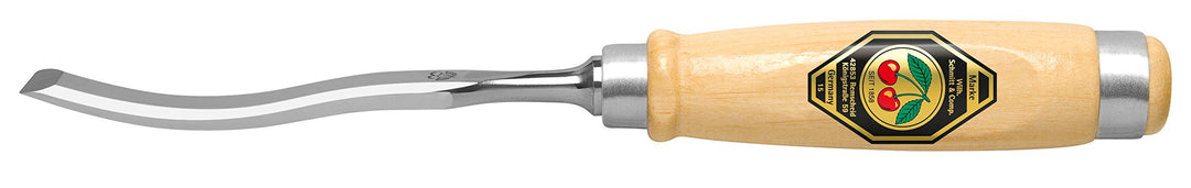 "KIRSCHEN" Werkzeuge 1051020 | S-Form-Beitel mit Weissbuchenheft, 20mm, 20mm