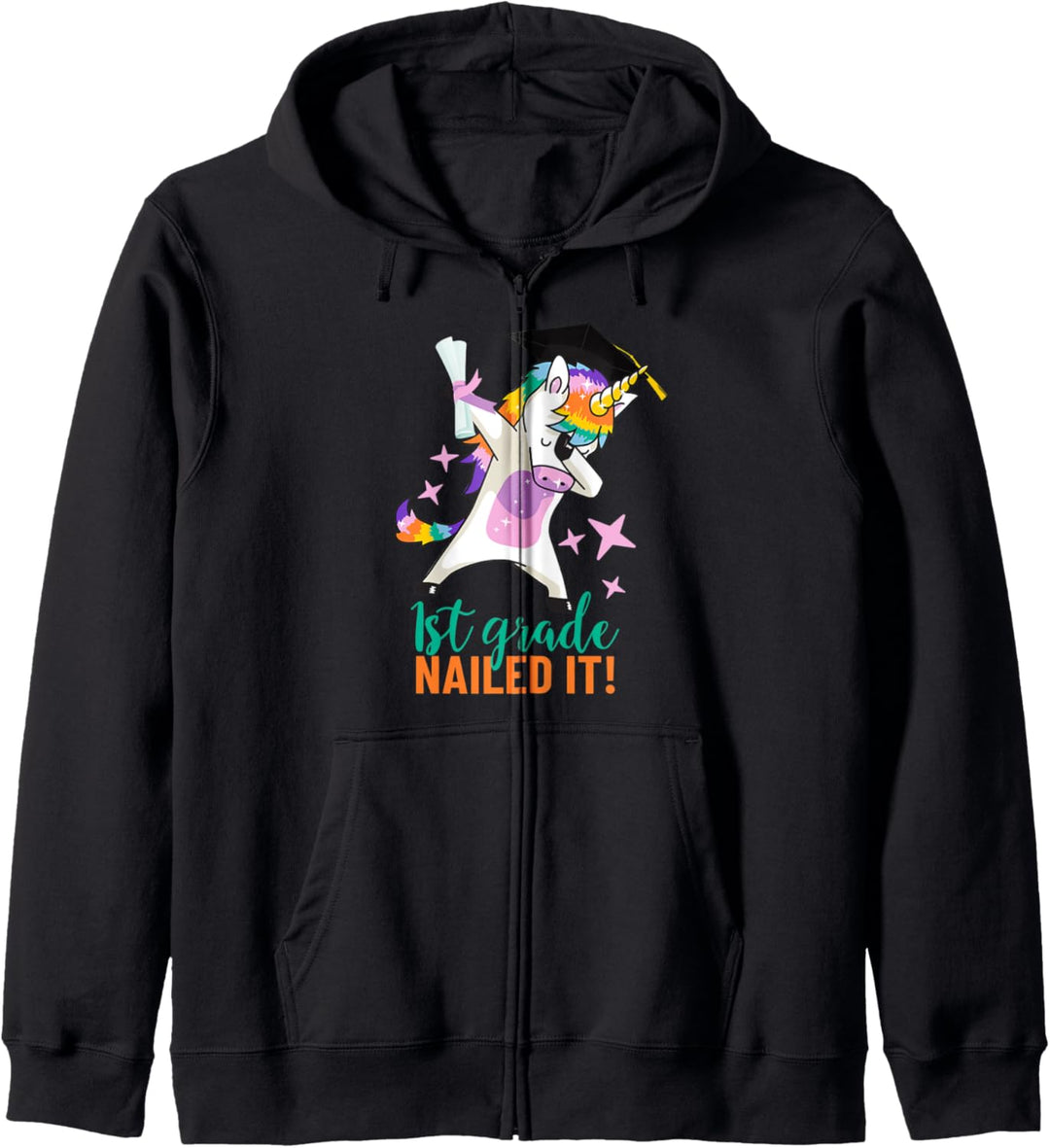1. Klasse Absolvent Einhorn Graduierung Kapuzenjacke