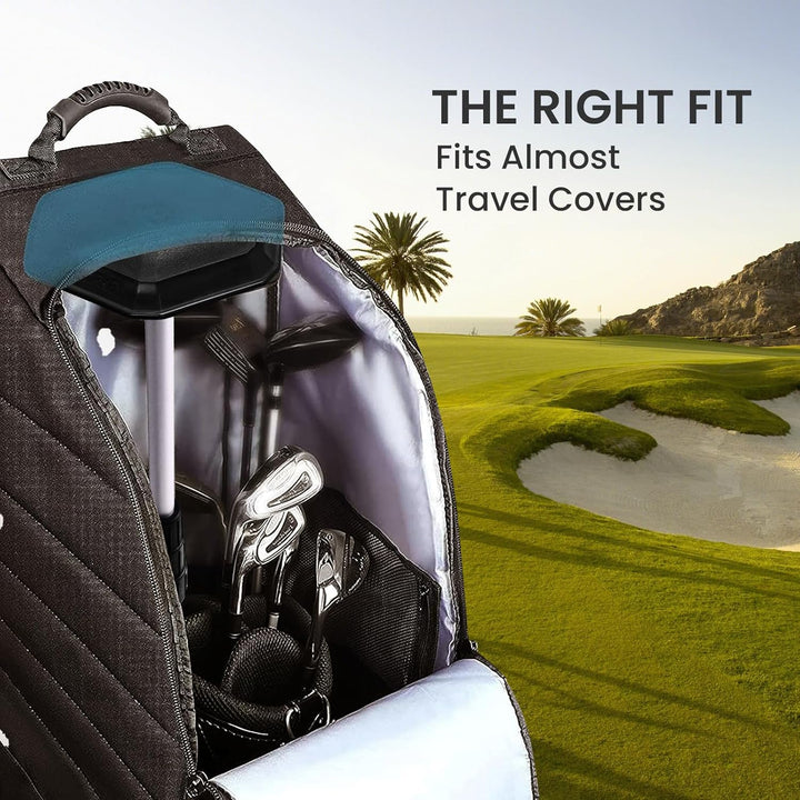 LOVMEAD Golf Travelcover, Golf Protector Travel Covers Support System Backbone-Reiseabdeckung aus Al