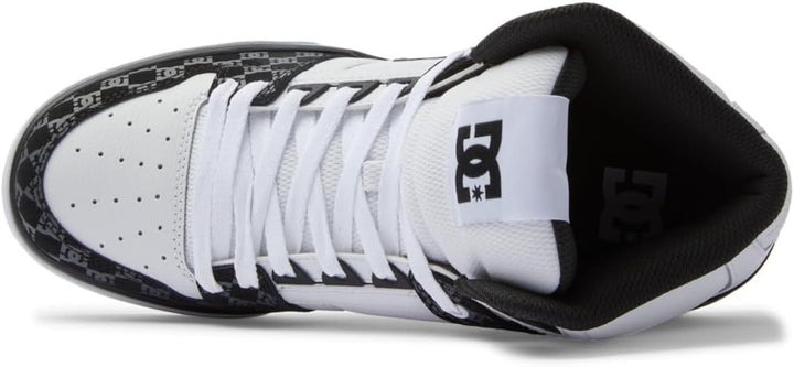DC Shoes Herren Pure High-top WcSneaker 47 EU Black White Monogram, 47 EU Black White Monogram