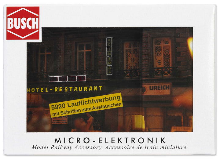 Busch 5920 - Lauflichtwerbg. HO/TT/N