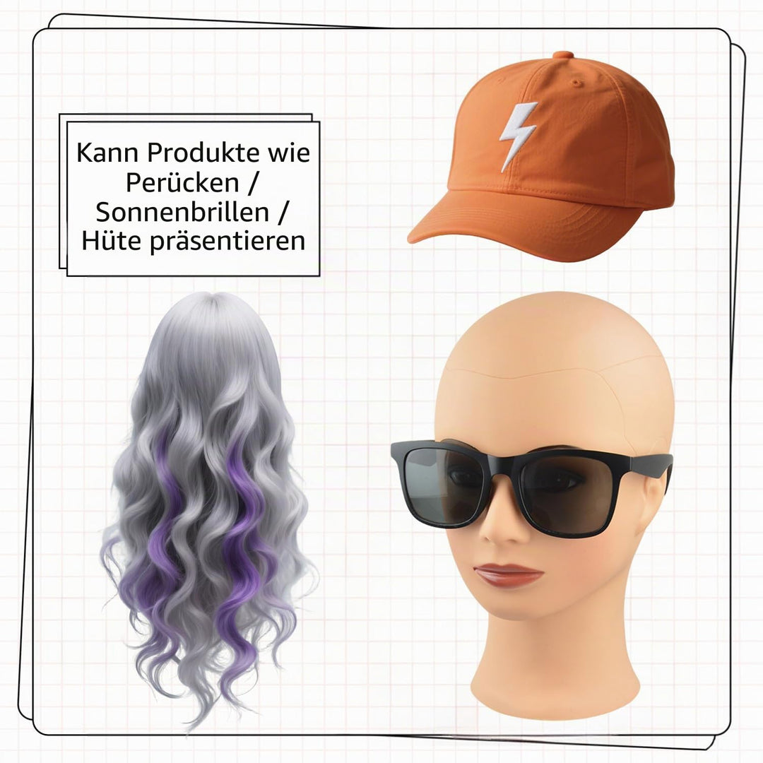 Glatze Mannequin Kopf weibliche professionelle Perücke Kopf für Perücke Herstellung Anzeige Perücken