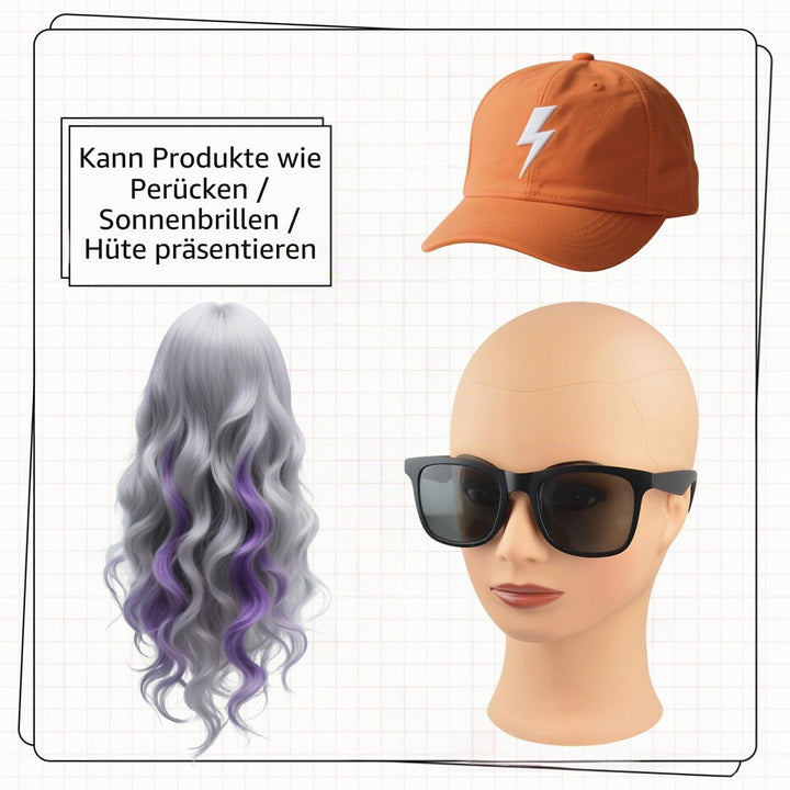 Glatze Mannequin Kopf weibliche professionelle Perücke Kopf für Perücke Herstellung Anzeige Perücken