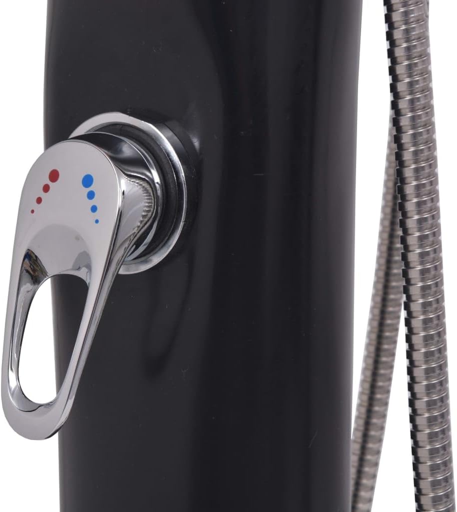 vidaXL Solardusche mit Handbrause Gartendusche Pooldusche Aussendusche Campingdusche Camping Solar D
