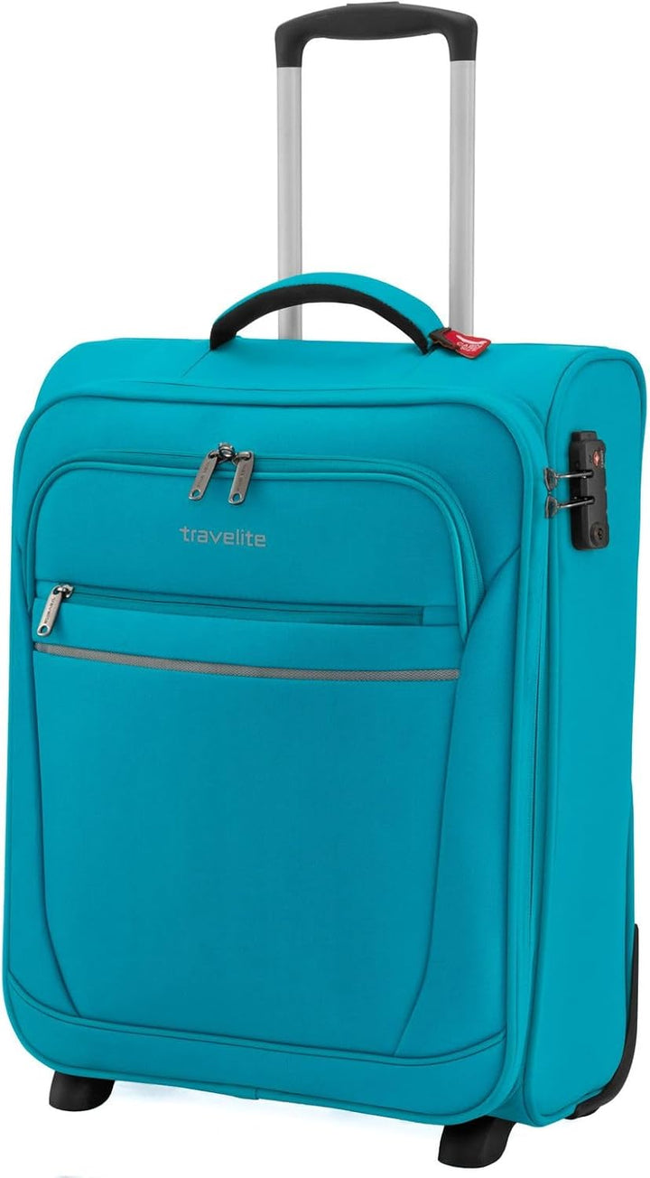 travelite 2 Rad Handgepäck Koffer mit Schloss erfüllt IATA Bordgepäck Mass, Gepäck Serie CABIN: Komp
