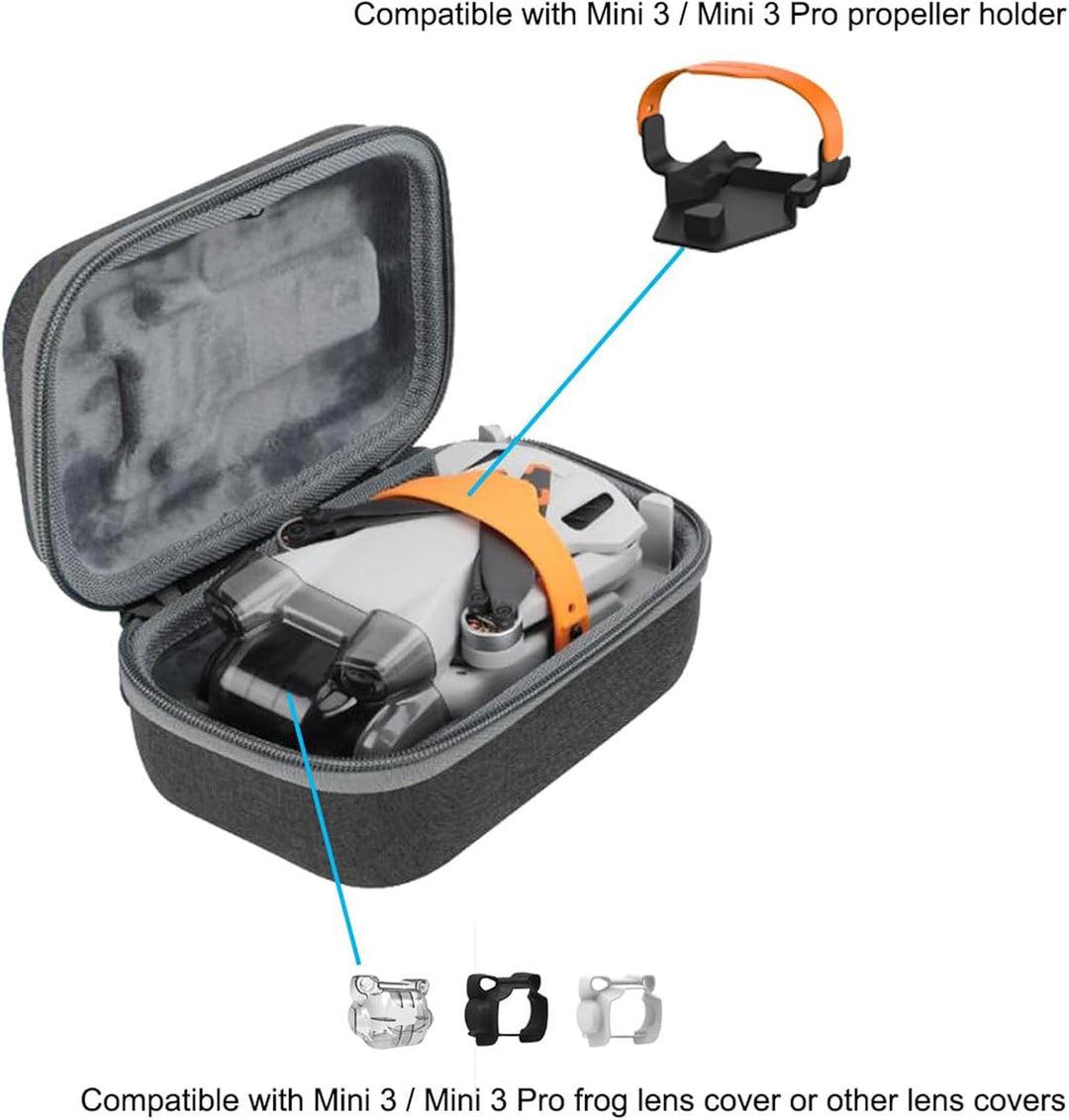 Gdraco Tragbare Taschen für DJI Mini 3/3 Pro Drone Handtasche für DJI Mini 3 Drone Drohnen-transport