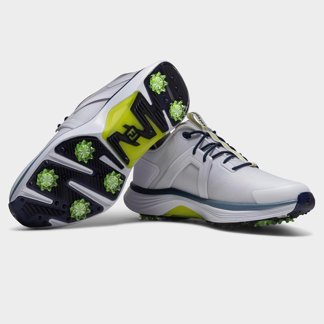 Footjoy Hyperflex, Herren Golfschuhe 42.5 EU Weiss Citron Skyway, 42.5 EU Weiss Citron Skyway