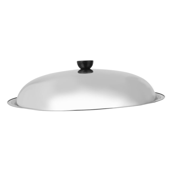 Hemoton Edelstahldeckel Universaldeckel Anti Hot Topfdeckel Verdicken Pfannendeckel mit Dampfloch fü