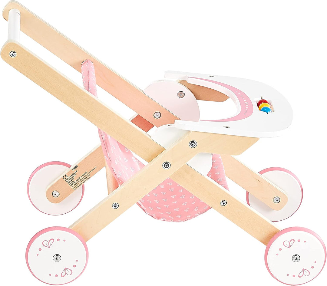 Hape E3603 - Puppenwagen, L: 17.5, W: 12.8, H: 20.2 inch, Puppenwagen