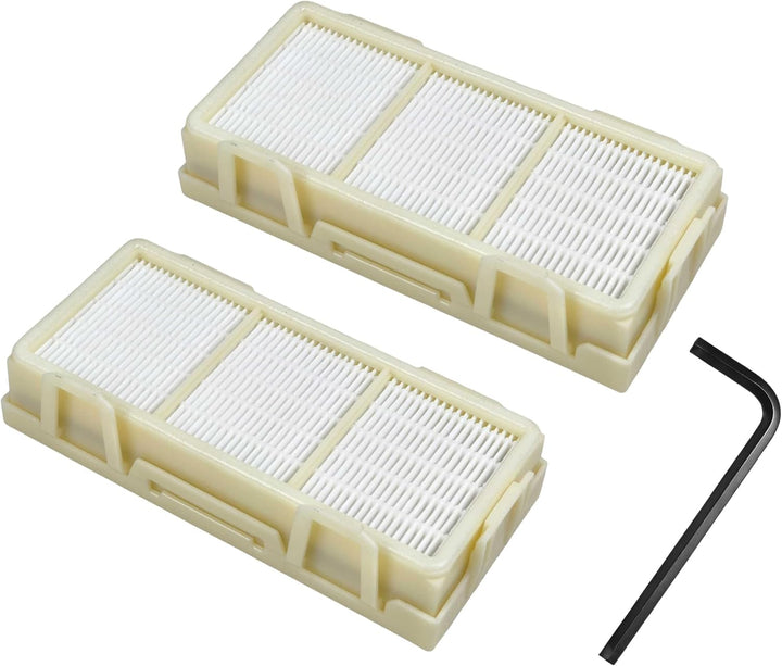 vhbw 2x HEPA Filter kompatibel mit Dyson Airblade V HU02 | AB12 Händetrockner - H13, Gelb