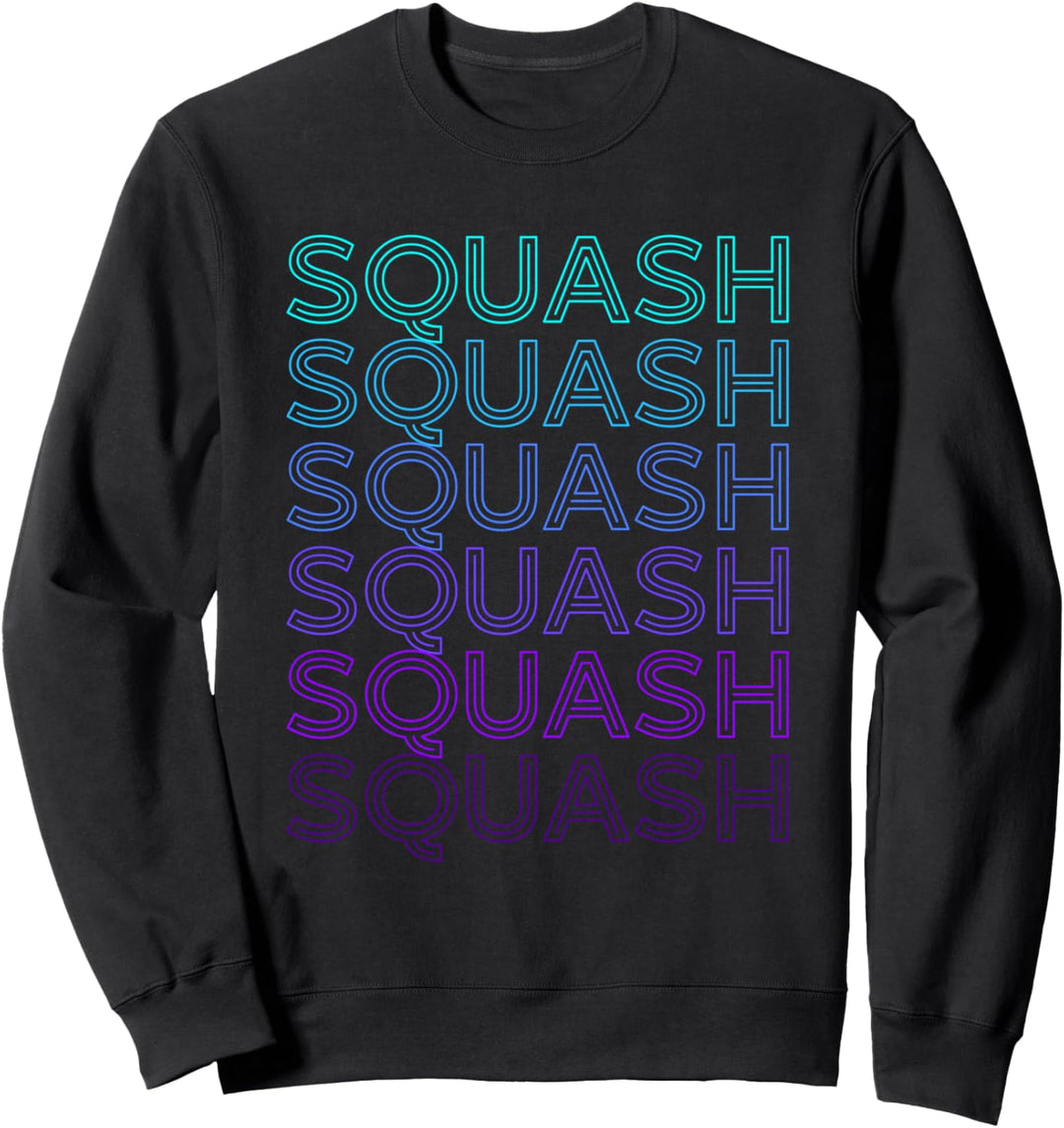 Squashspieler Trainer Retro Sweatshirt