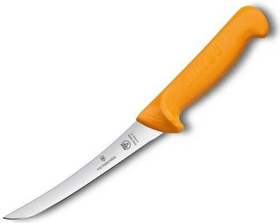 Victorinox Küchenmesser Swibo Ausbeinmesser Normaler Schliff Flex 13 cm Gelb, 13 cm Gelb