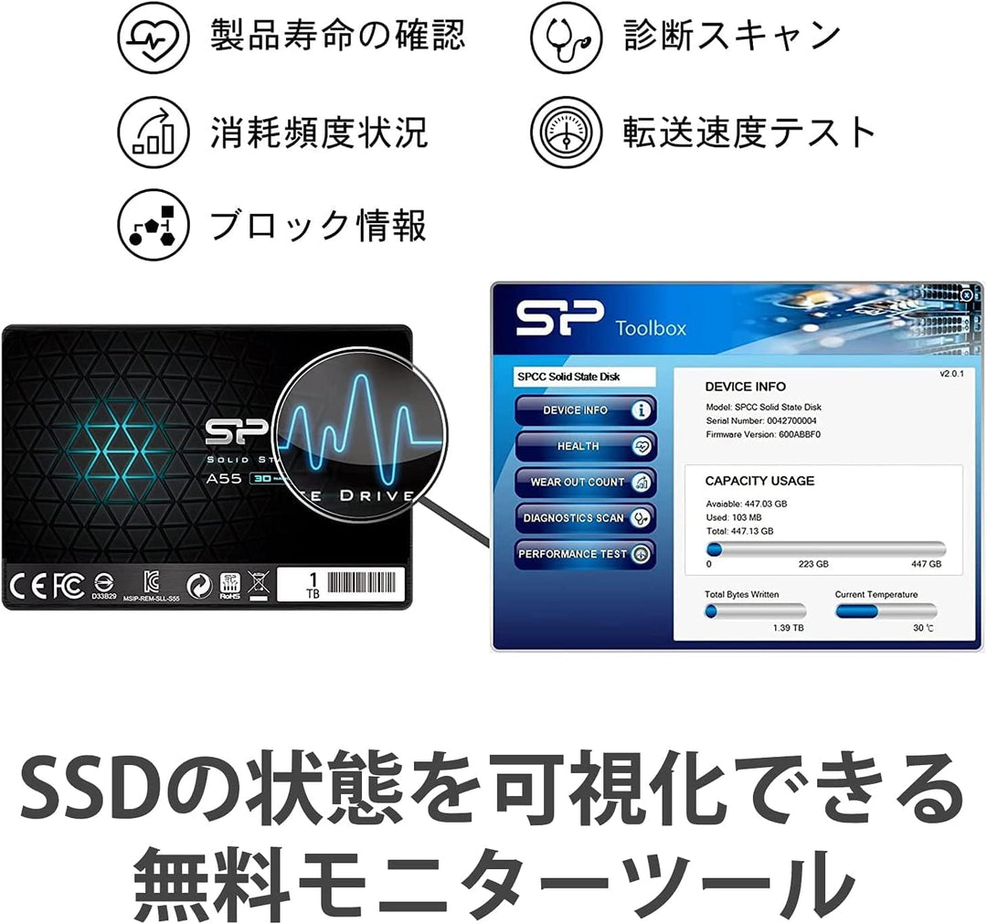 Silicon Power A55 4000 GB Serial ATA III 3D NAND NVMe