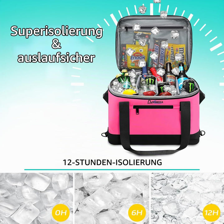 Paddle Board Cooler Wasserdicht, Super Capacity SUP Paddleboard Deck Cooler mit Schultergurt &amp; 6 ela