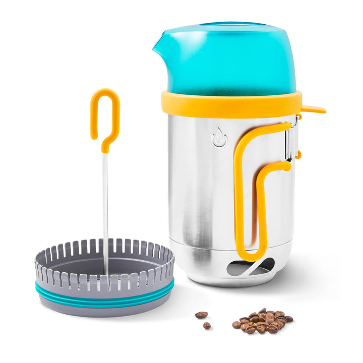 BioLite, CampStove KettlePot & Kaffee Set, Edelstahl Kochgeschirr Zubehör für Camping & Outdoor