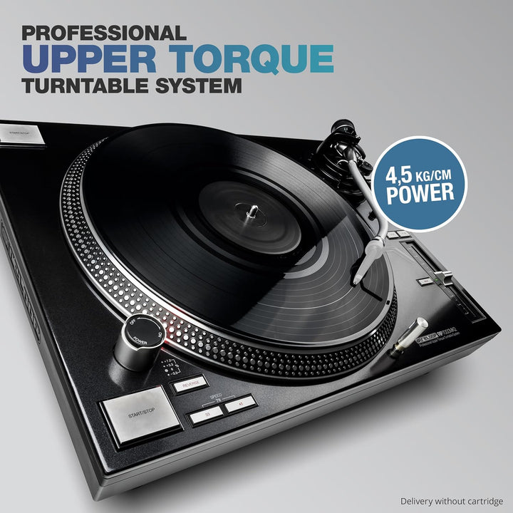 Reloop RP-7000 MK2 – Professioneller DJ Plattenspieler mit Upper Torque Quartz Direktantrieb, neuer