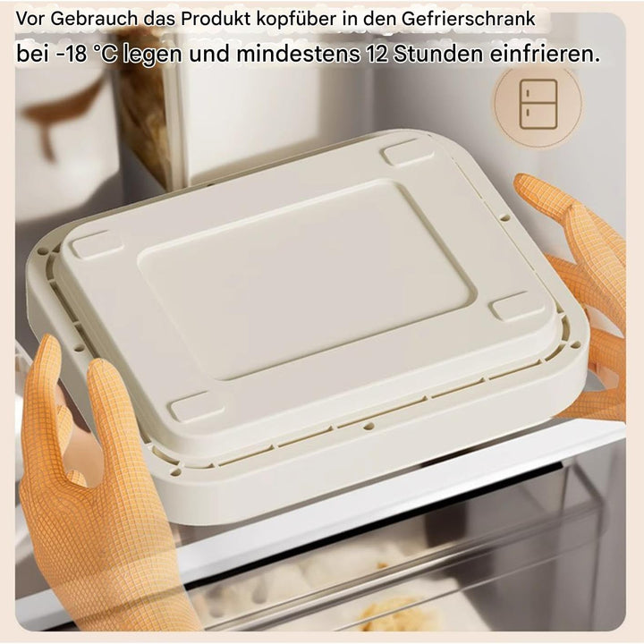 Maschine Für Eiscreme Rollen - Rührgefrierplatte | Tablett Zur Herstellung Von Eisrollen Inklusive S