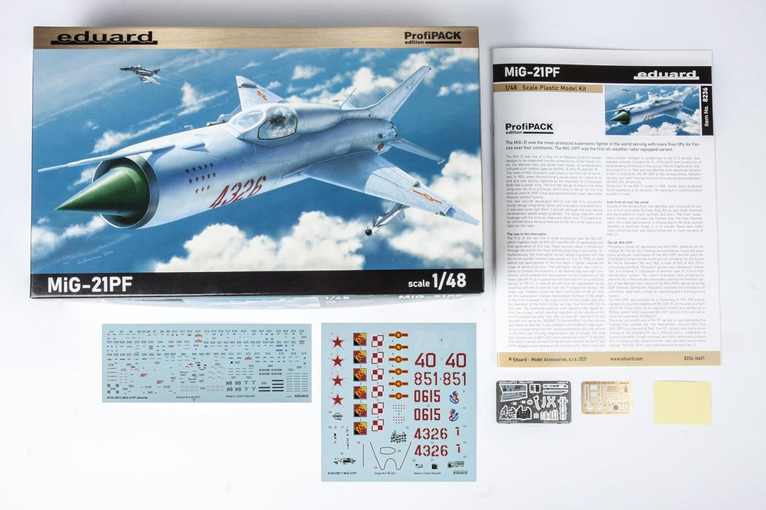 Eduard Plastic Kits 8236 - Modellbausatz MiG-21PF