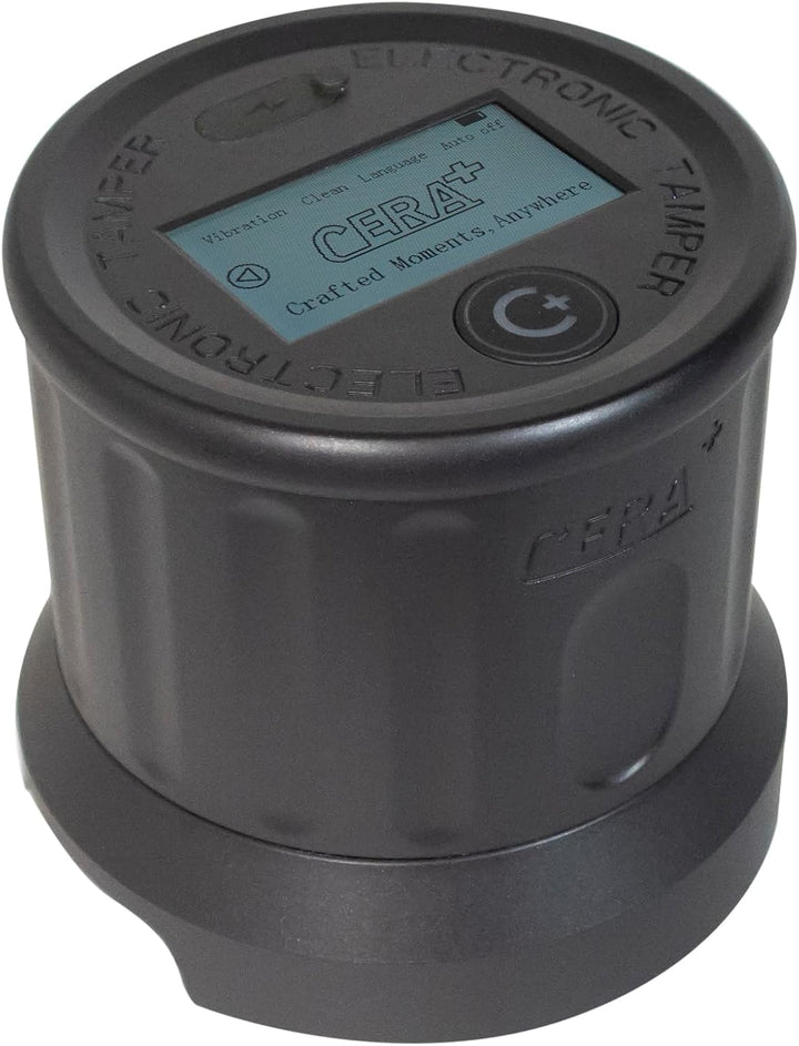 CERA+ ET58 Elektrischer Kaffeestampfer – 58mm Siebträger, einstellbarer Druck (5–20 kg) + Vibration