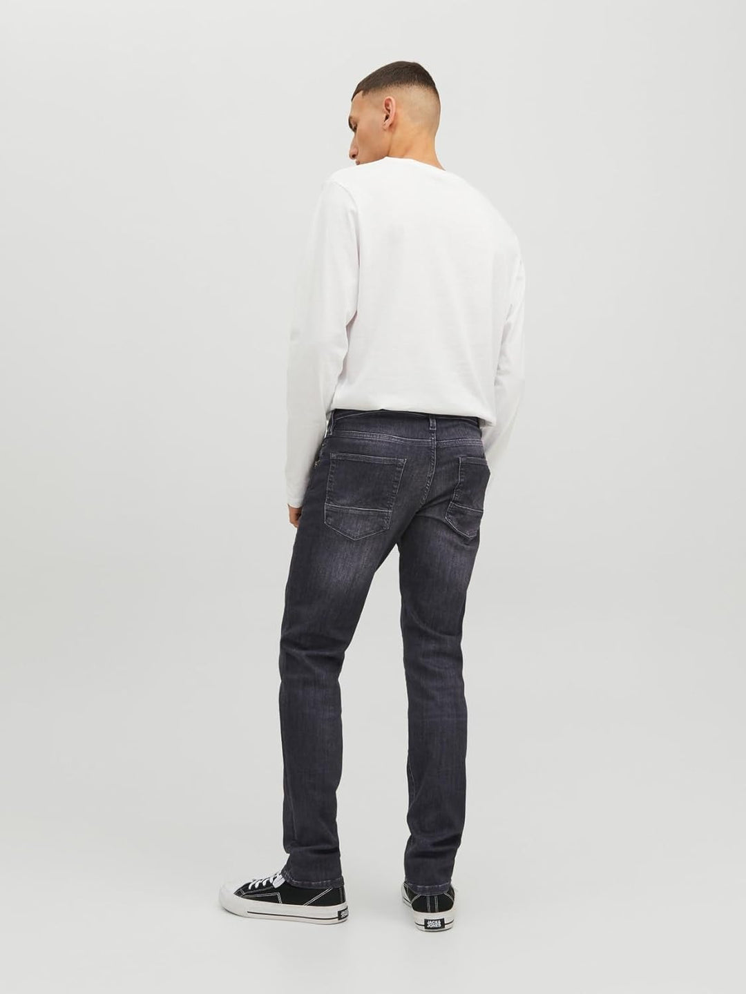 Jack & Jones Herren Jeans 28W / 32L Black Denim, 28W / 32L Black Denim