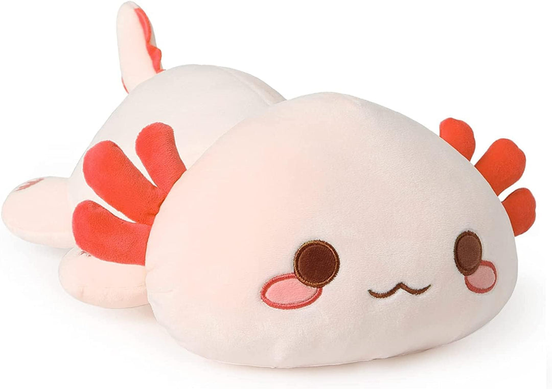 shownicer Plüschtier Axolotl Stofftier Kawaii Salamander Plüsch, Axolotl Kuscheltier Plüschkissen Sp