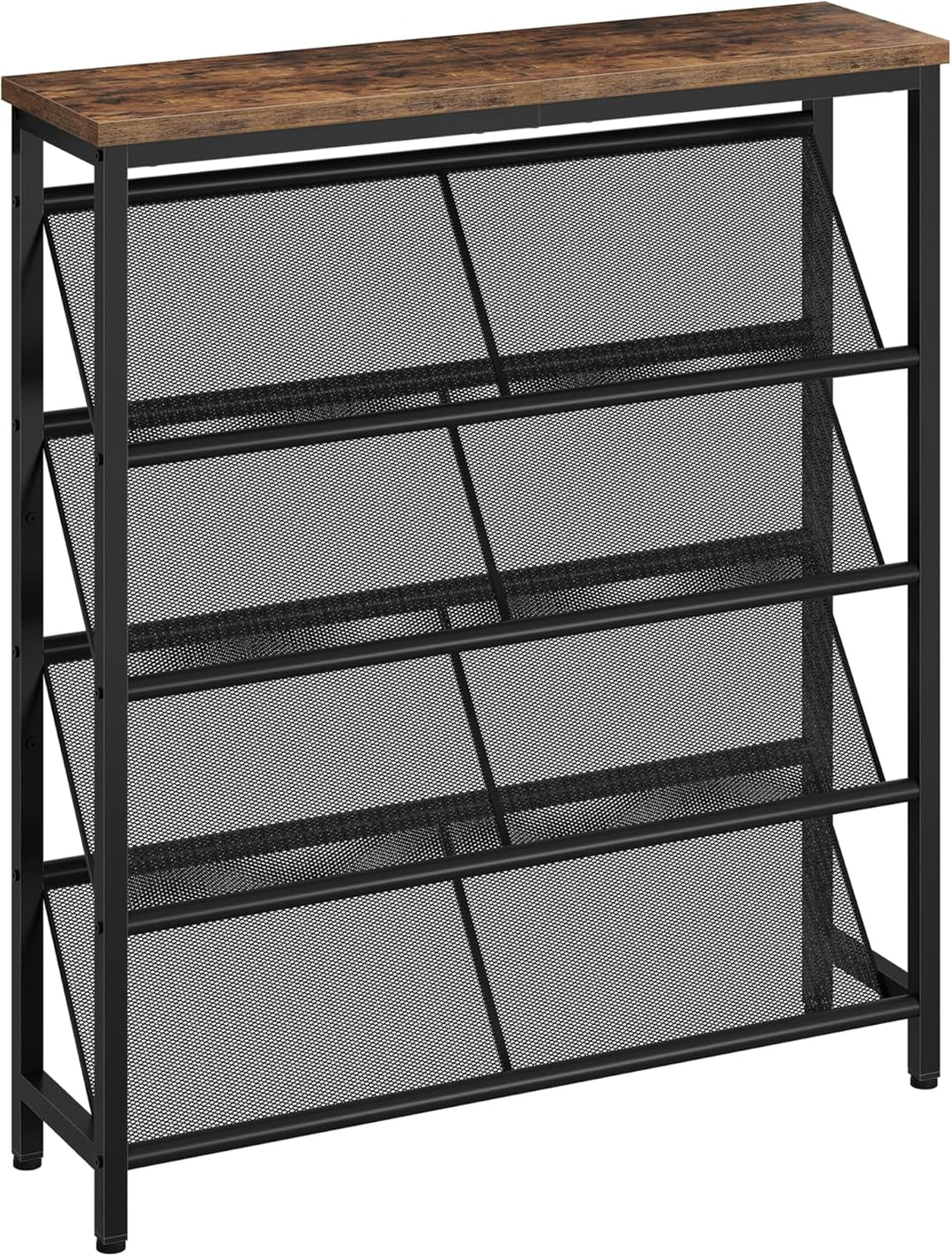 Schuhregal, 5-stufige Schuhablage, Schuhschrank schmal, Schuhständer, Schuhaufbewahrung, Schuh-Organ