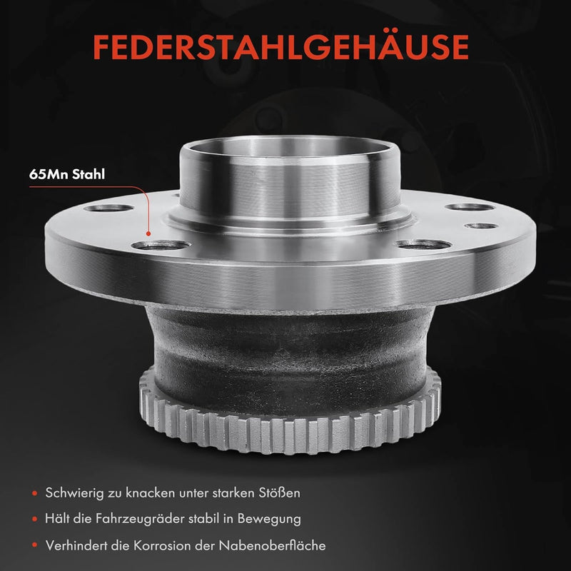 Frankberg 1x Radnabe Radlagersatz Hinterachse Links oder Rechts Kompatibel mit Avantime DE0 MPV 2.0L