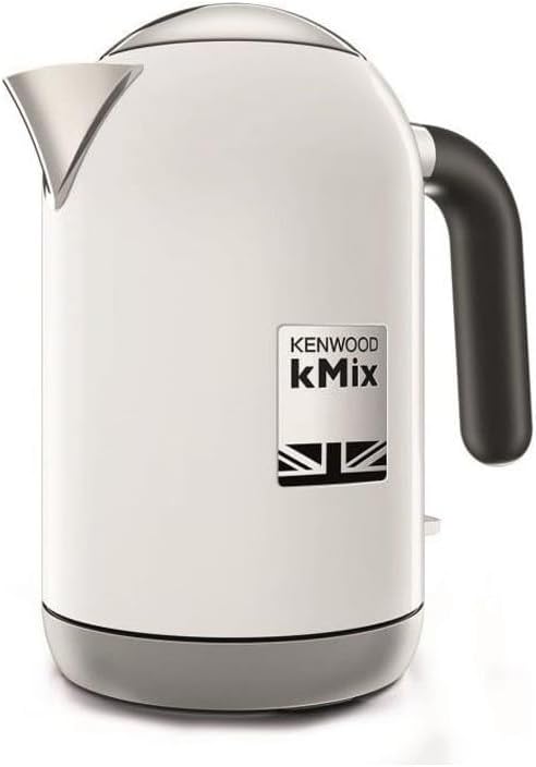 Kenwood ZJX650BK Wasserkocher kMix 2200 Watt, Metall, 1 Liter, weiss, 21,5x13,2x22,9