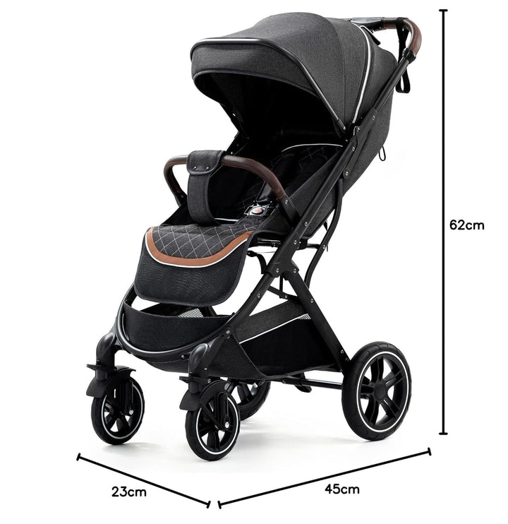 YAZOCO Kinderwagen, 0–4 Jahre buggy klein Zusammenklappbar, 0–22 kg,buggy klein zusammenklappbar, Fu