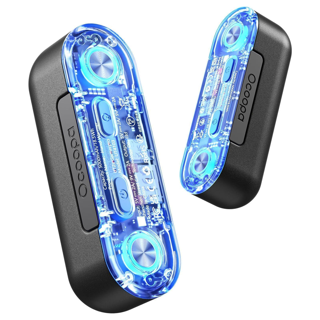 OCOOPA handwärmer elektrisch, 10000 mAh Split-Magnetic 2er-Pack, 4 Heizmodi, schnelleres Aufheizen h