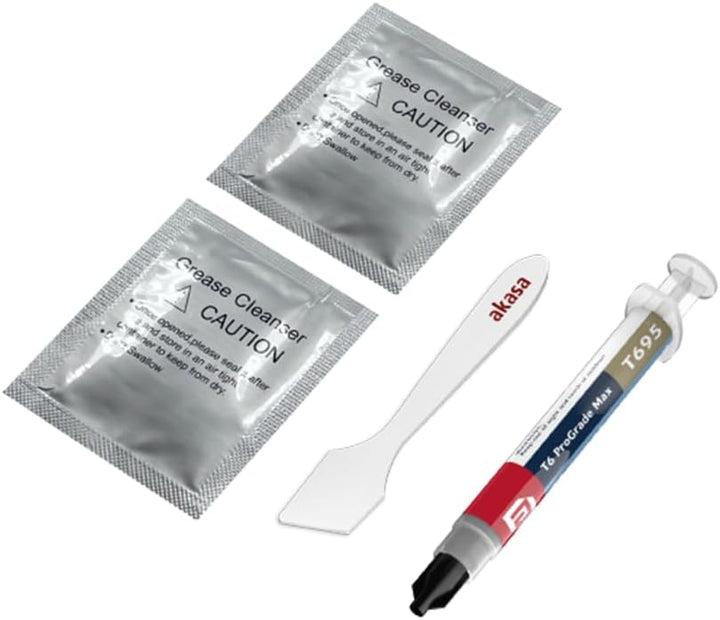 Akasa Wärmeleitpaste T6 ProGrade Max, Wärmeleitpaste Kühlkörper für CPU/GPU/alle Kühler, nicht aushä