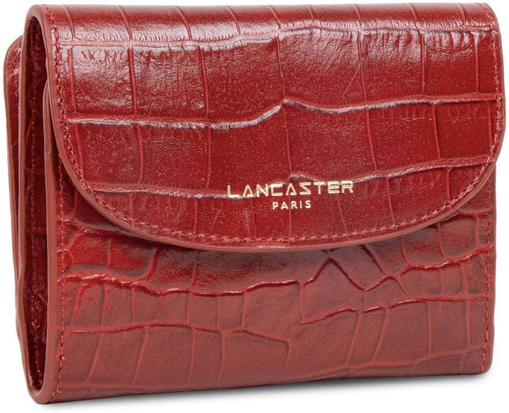 Lancaster Exotic Croco Geldbörse rot