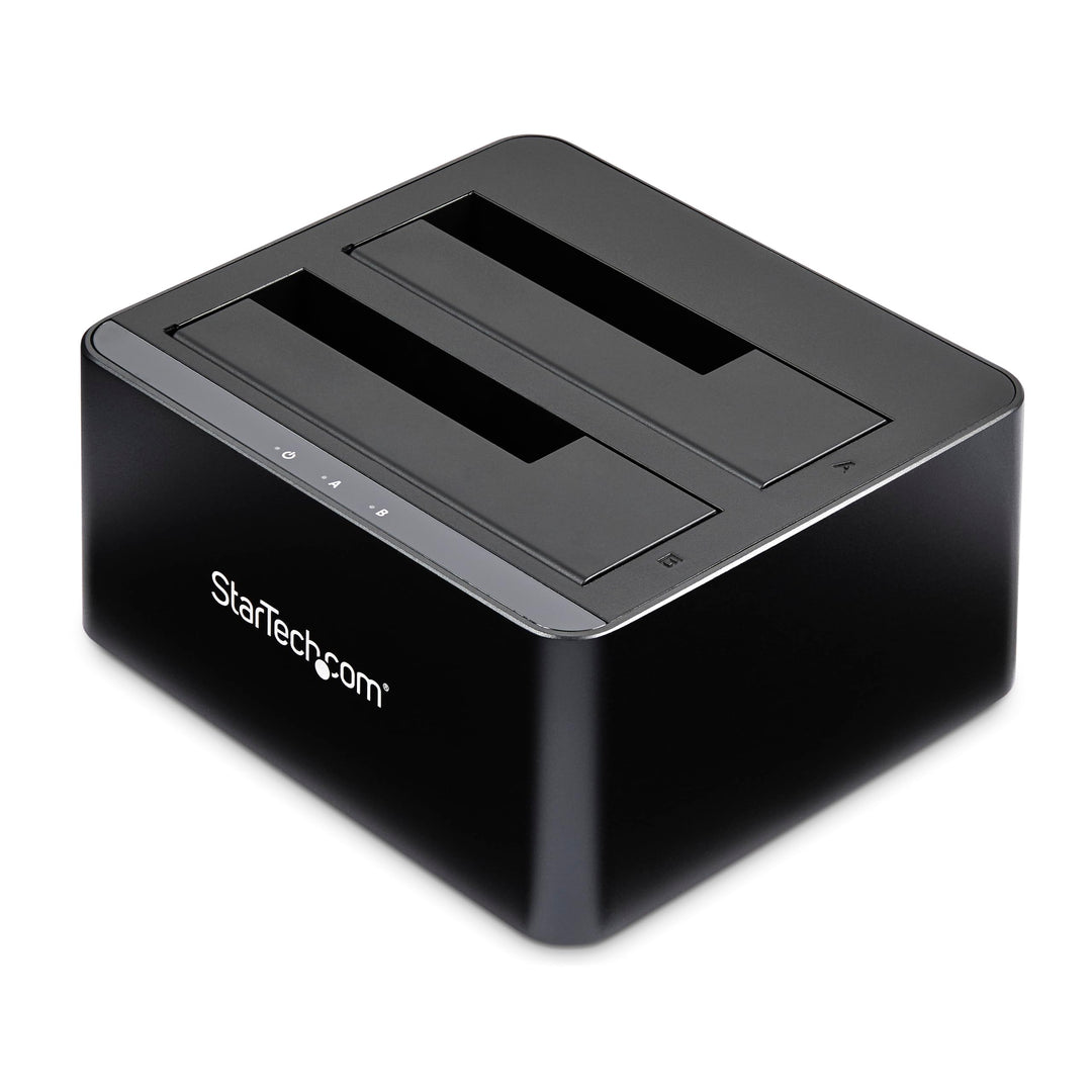 StarTech.com SATA Festplatten Dockingstation für 2x 2,5/3,5" SATA SSDs/HDDs - USB 3.0 - HDD Docking