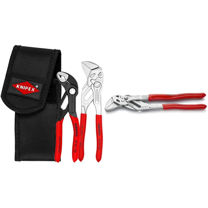 Knipex Mini-Zangenset in Werkzeuggürteltasche 2-teilig (SB-Karte/Blister) 00 20 72 V01 &amp; Zangenschlü