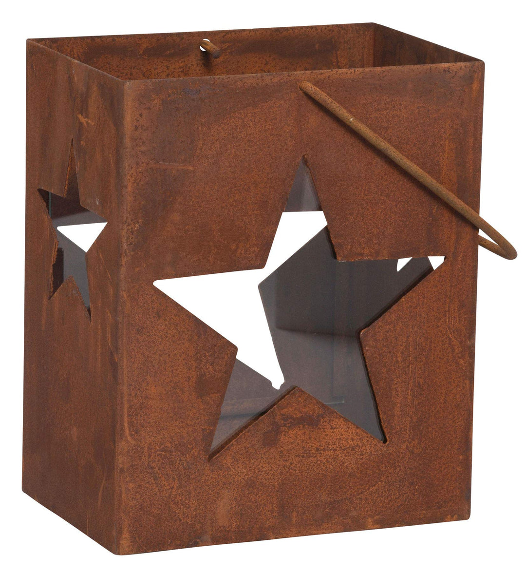 levandeo Windlicht Stern Laterne H28cm Gartenleuchte Rost Gartendeko Rostdeko Edelrost Deko Kerzenha